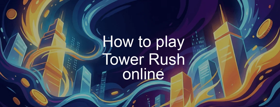 Come giocare a Tower Rush online Giocatore che preme il pulsante di incasso su Tower Rush da smartphone